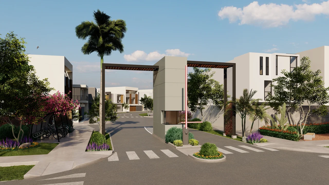 Pórtico principal de El Páramo